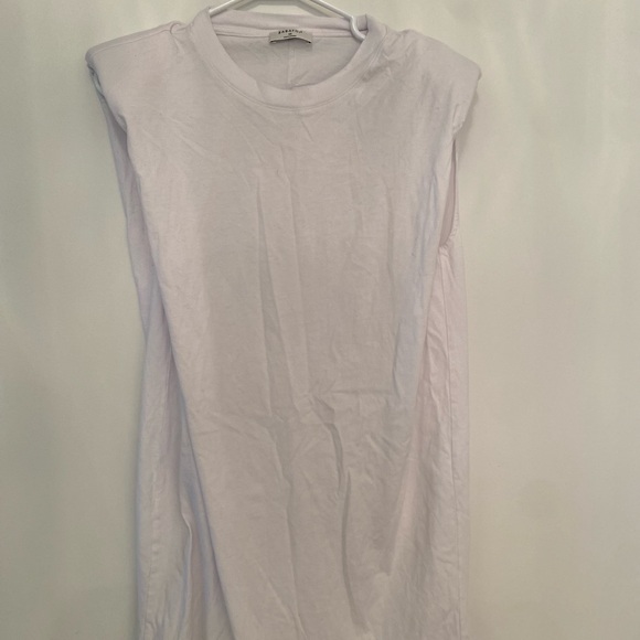 ARITZIA BABATON White Shoulder Pad Dress - Picture 1 of 4